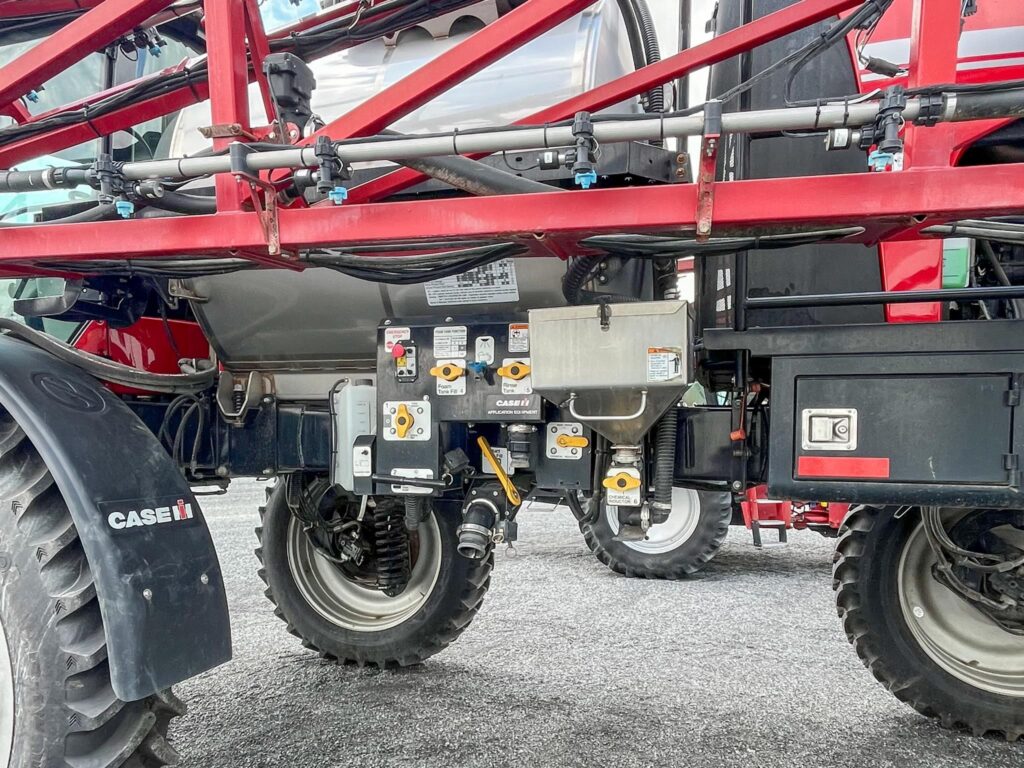 used 2015 CASE IH PATRIOT 4440 self propelled with 3100 hours for sale at HJV Equipment Winchester, ON — rear view