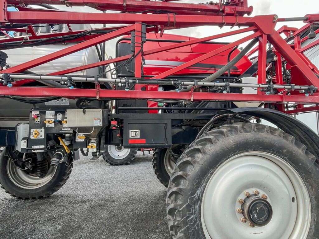 used 2015 CASE IH PATRIOT 4440 self propelled with 3100 hours for sale at HJV Equipment Winchester, ON — undercarriage