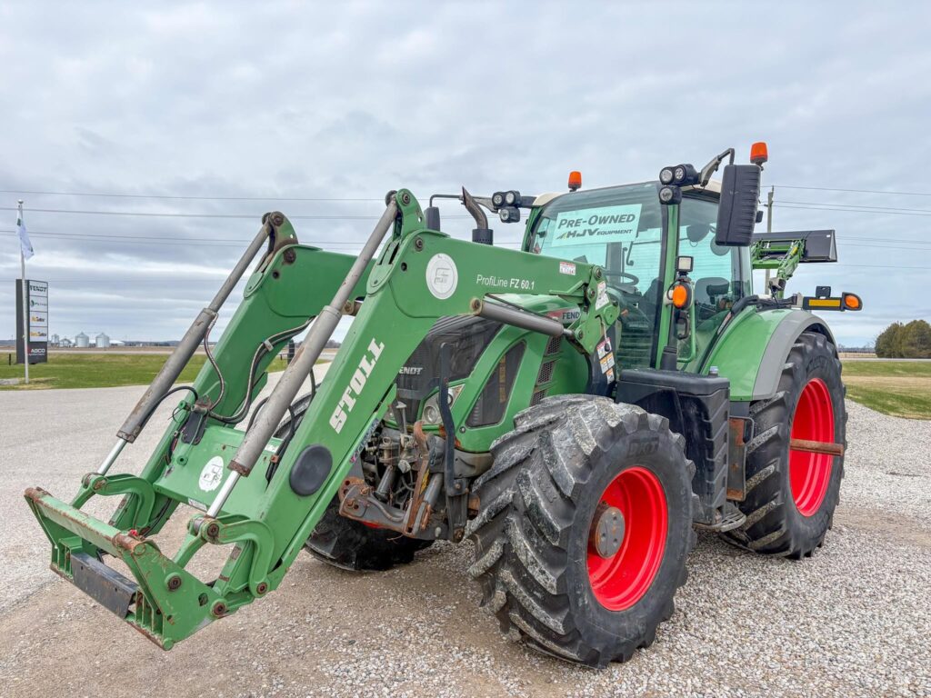 used 2015 FENDT 718 VARIO 175 hp to 299 hp with 181 HP and 6200 hours for sale at HJV Equipment Exeter, ON — exterior front