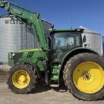 used 2015 JOHN DEERE 6175R 175 hp to 299 hp with 175 HP and 6660 hours for sale at HJV Equipment Exeter, ON — exterior side