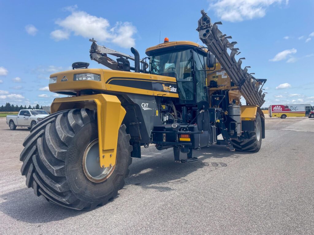 used 2018 TERRAGATOR TG8300B dry with 3200 hours for sale at HJV Equipment Exeter, ON — exterior front
