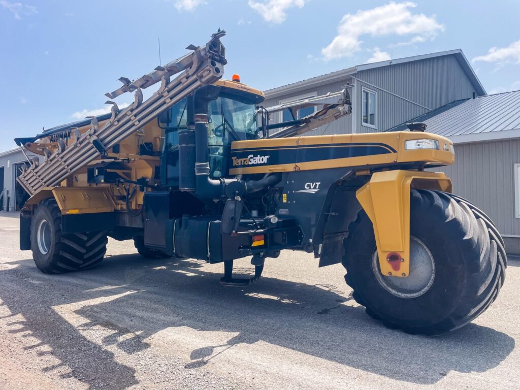 used 2018 TERRAGATOR TG8300B dry with 3200 hours for sale at HJV Equipment Exeter, ON — interior cab