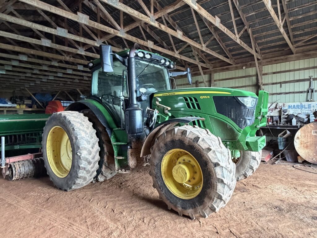 used 2021 JOHN DEERE 6155R 100 hp to 174 hp with 155 HP and 2170 hours for sale at HJV Equipment Charlottetown, PEI