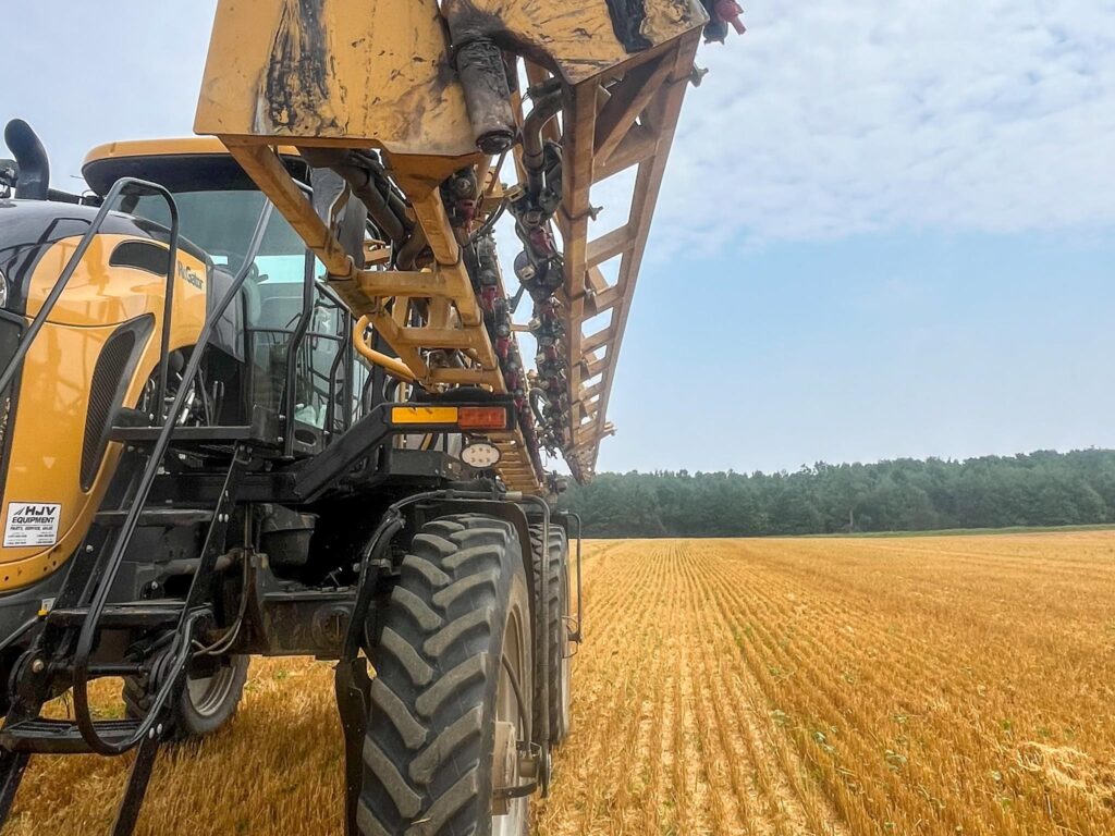 used 2021 ROGATOR RG1100C self propelled with 315 HP and 3550 hours for sale at HJV Equipment Alliston, ON — exterior side