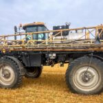 used 2021 ROGATOR RG1100C self propelled with 315 HP and 3550 hours for sale at HJV Equipment Alliston, ON — interior cab