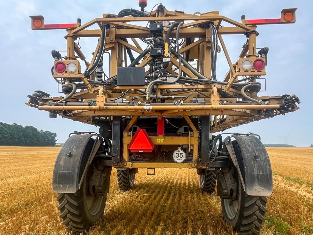 used 2021 ROGATOR RG1100C self propelled with 315 HP and 3550 hours for sale at HJV Equipment Alliston, ON — engine detail