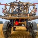 used 2021 ROGATOR RG1100C self propelled with 315 HP and 3550 hours for sale at HJV Equipment Alliston, ON — engine detail